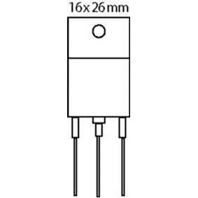 Si-n 1500v 12a 45w 0.55us top3l