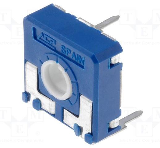 Resistance ajustable monotour horizontale carbonne 0.25w 25 kohms (grand modele)
