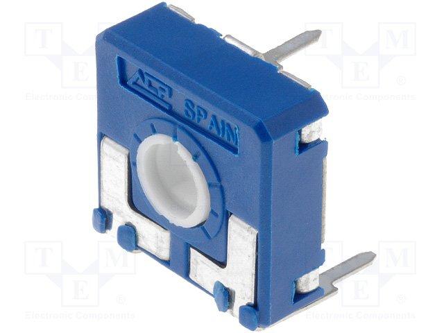 Resistance ajustable monotour horizontale carbonne 0.25w 50 kohms (grand modele)