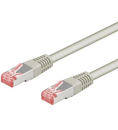 Cordon informatique rj45 mâle / rj45 mâle l=0.5m cat6 s/ftp