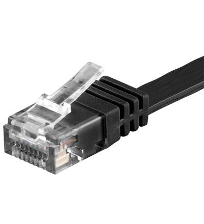 Cable reseau plat connecteur rj45 , cat6 utp l=15m