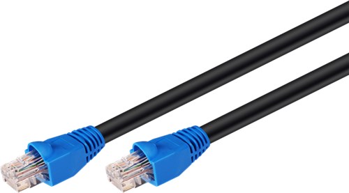 Cordon informatique rj45 mâle / rj45 mâle l=40m cat6 utp pour exterieur