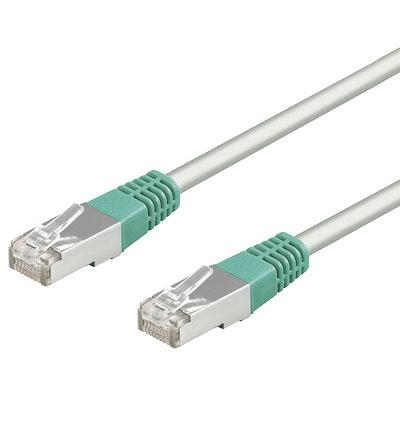 Cordon informatique rj45 mâle / rj45 mâle l=5m cat6 sstp croisé