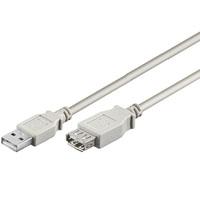 Cordon informatique usb a male 2.0 hi-speed / usb a femelle 2.0 hi-speed l= 0.20m