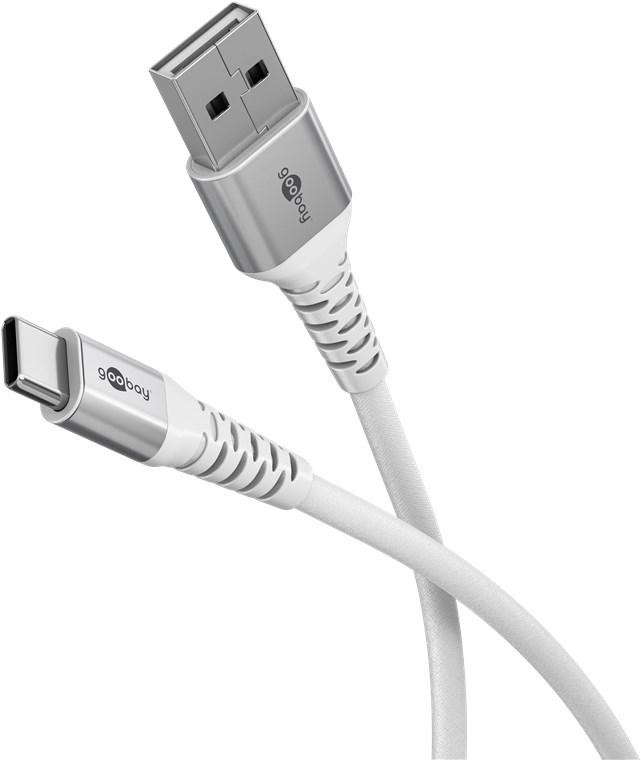 Câble haut de gamme usb type-c / 3.00 m / 480 mbps / nylon tressé aluminium