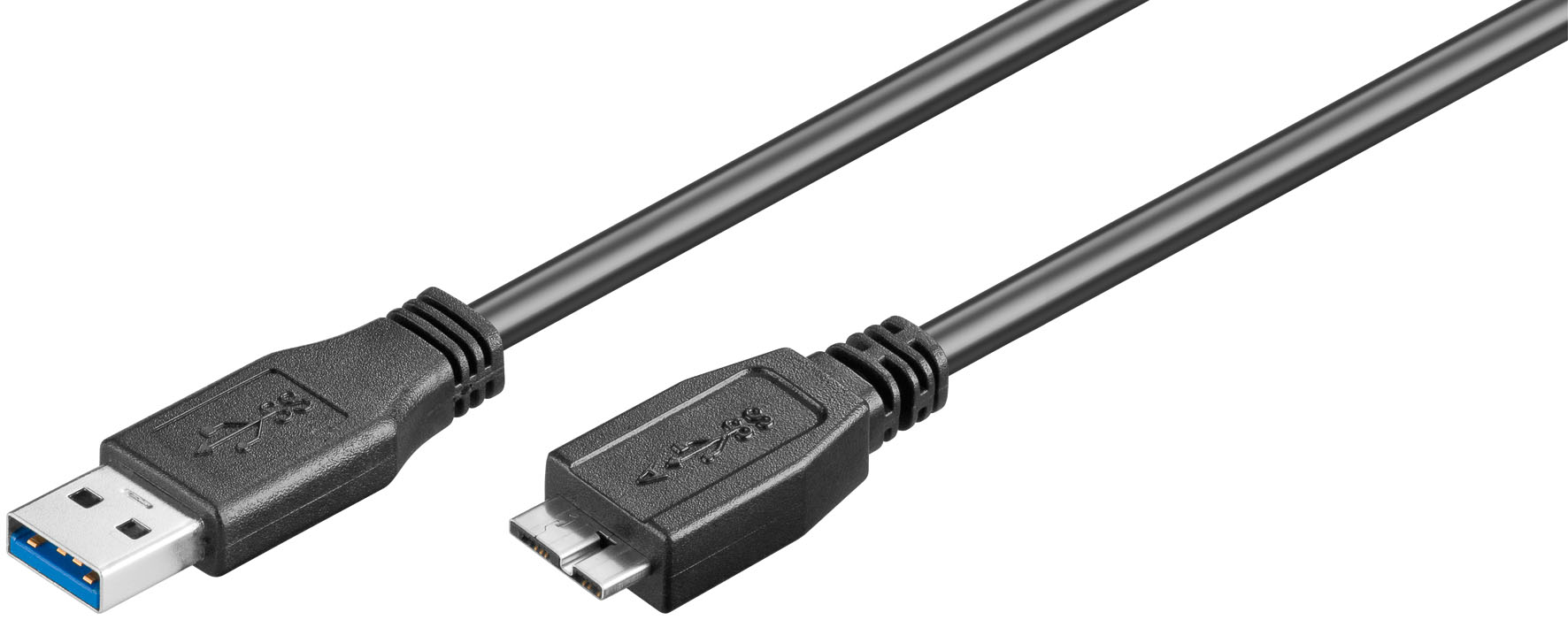 Cordon informatique usb-a mâle / micro usb-b l=0.5m (standard usb3.0)