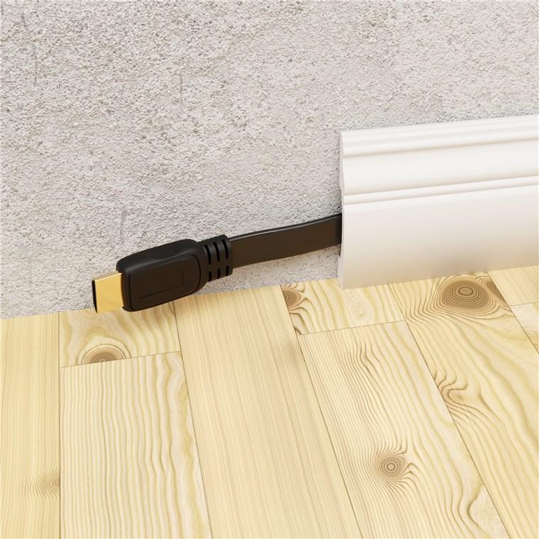 Cable hdmi plat (ultra slim) 2.0 / 4k@60hz / 18gbit/s / l=3m