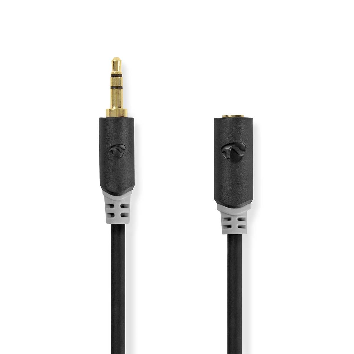Cable audio haute de gamme 3.5mm jack male stéréo vers jack 3.5m femelle stéréo l=5m