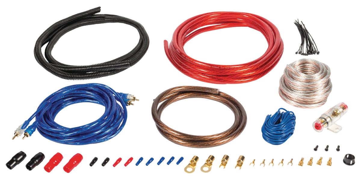 Kit de connexion amplificateur audio pour voiture  puissance max : 1200w