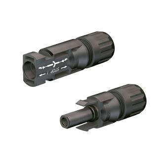 Connecteur mc4 (  male +  femelle ) pour cablage 6mm2 pour panneaux solaires