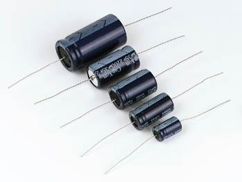 Condensateur axial 220µf 100v 13x32mm 85°c vishay