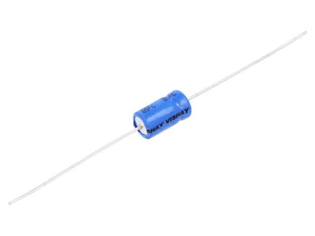 Condensateur chimique axial 63v 22uf 6x10mm vishay
