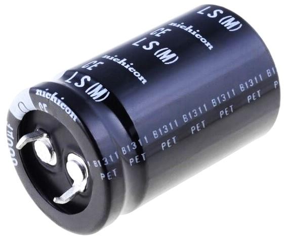 Condensateur chimique radial nichicon 450v 68uf 20x30mm 85° snap-in