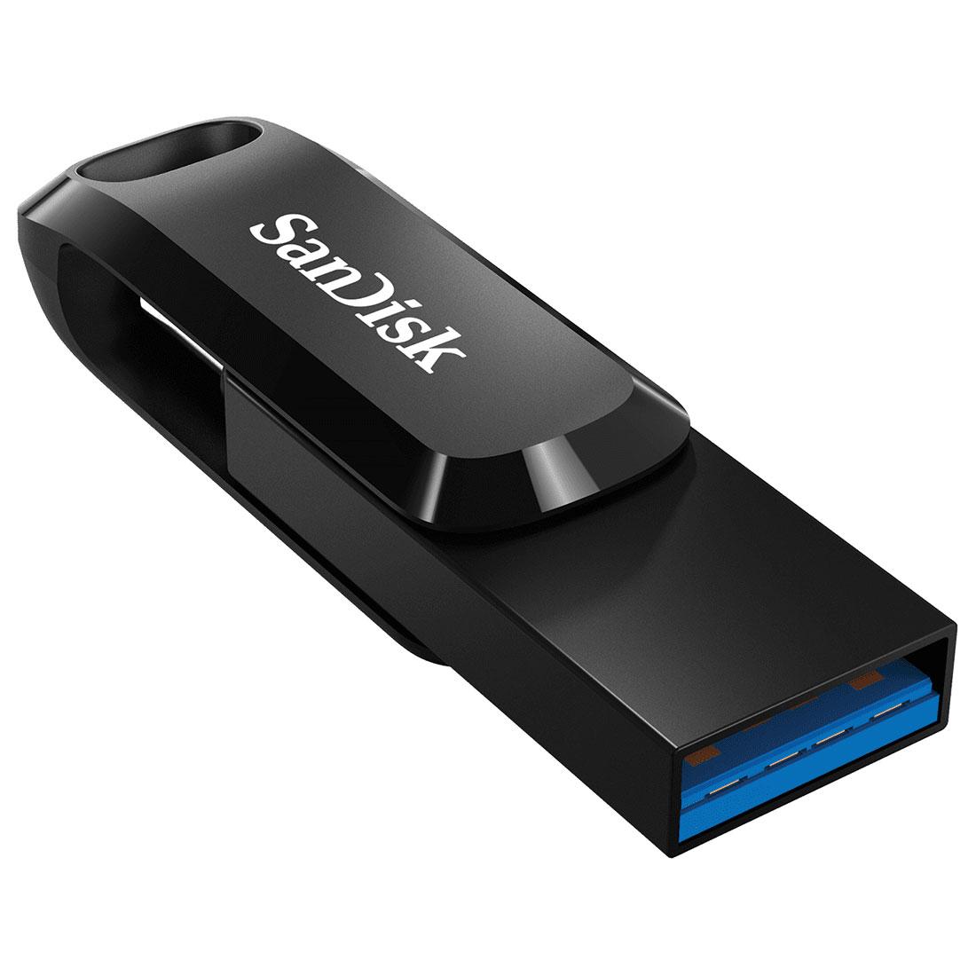 Clé dual sandisk usb-c + usb a 32gb usb 3.1