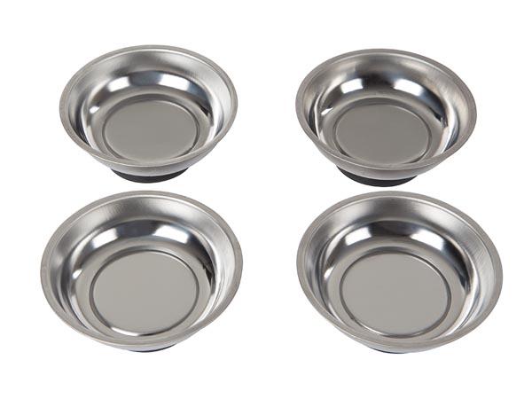 Jeu de 4 coupelles magnétiques rondes diamètre 75mm