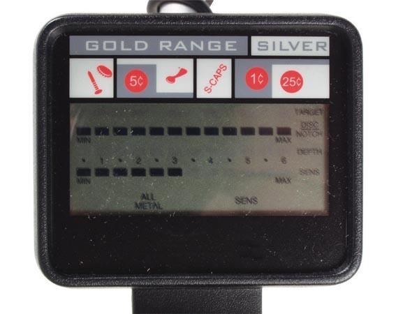 Détecteur de métaux avec afficheur lcd