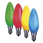Lampe e14 230v 25w 100x 35mm rouge