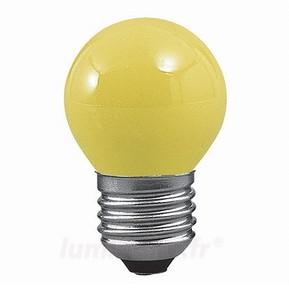 Lampe e27 240v 15w 45 x 70mm jaune