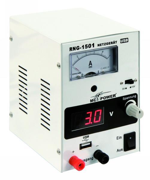 Alim variable 0 à 15v 1a 2 sorties selectionnables : 0 a 15v et usb 5v 161x154x105mm
