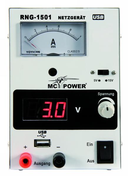 Alim variable 0 à 15v 1a 2 sorties selectionnables : 0 a 15v et usb 5v 161x154x105mm