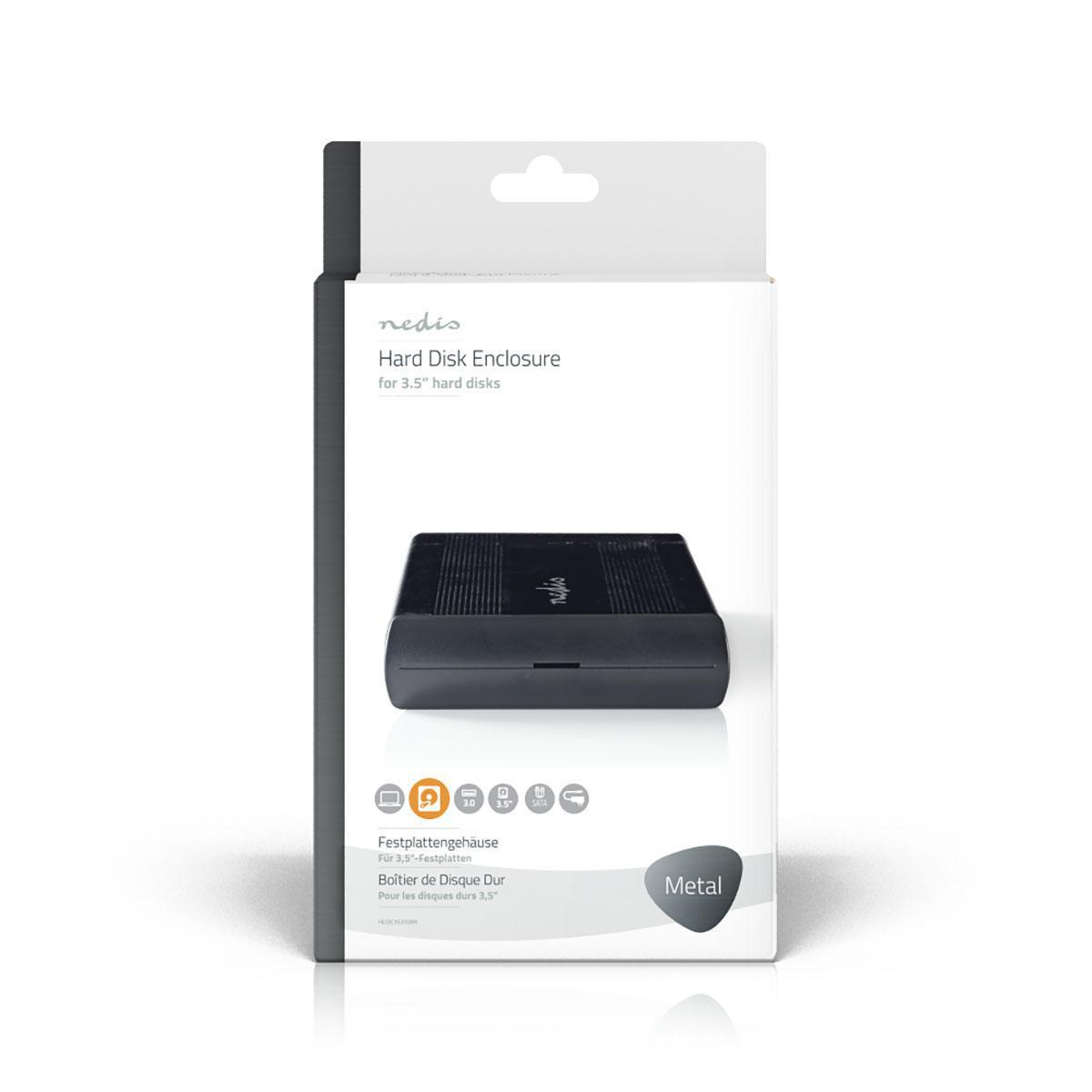 Boîtier de disque dur | 3.5" | connexion sata ii | usb 3.0 | 5 gbit/s