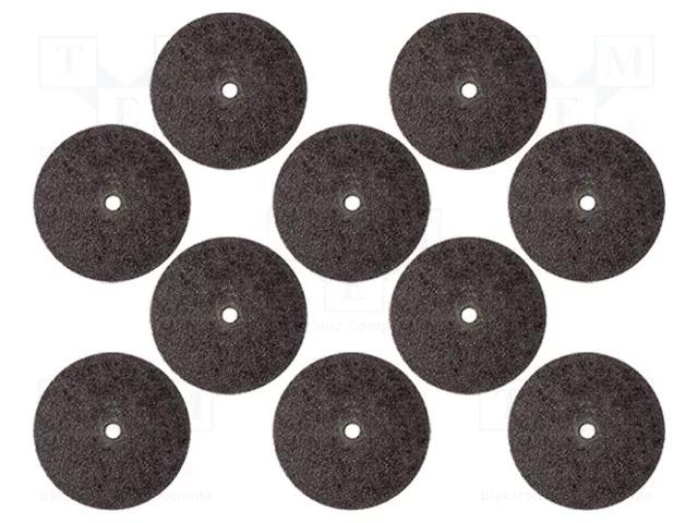 Mini disque a tronconner diam 22mm axes 3mm 10 pieces