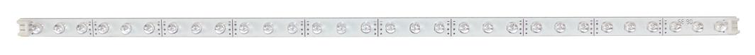 Barrette souple a leds 37.5cm 30 leds rouges  alim : 12v 200ma