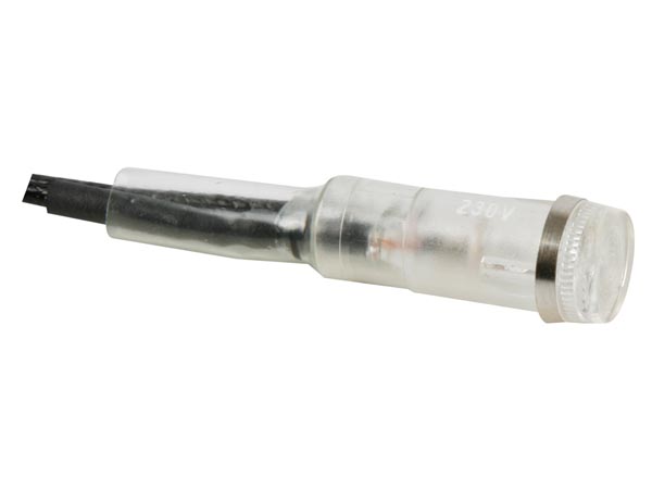 Voyant rond 9mm 220v transparent