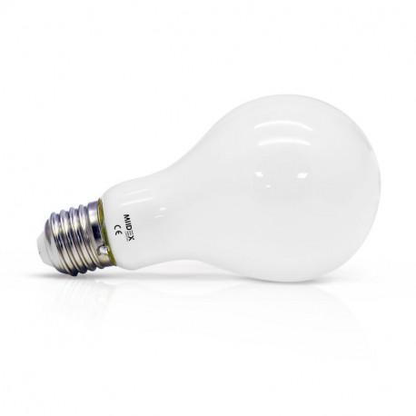 Ampoule led e27 bulb dépoli 8w 2700k blanc chaud blister x3