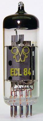 Tube electronique ecl84 / 6dx8 triode pentode 9 pins ( noval )