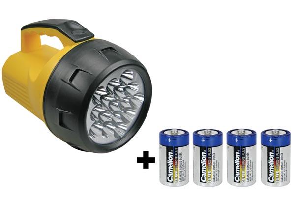 Lampe torche puissante - 16 led