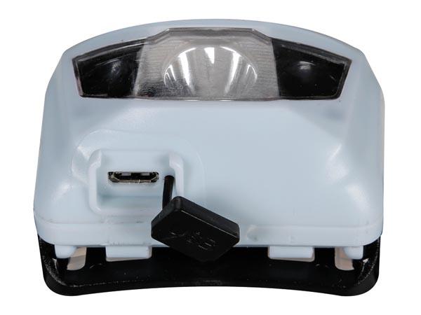 Lampe frontale à led et capteur on/off - rechargeable