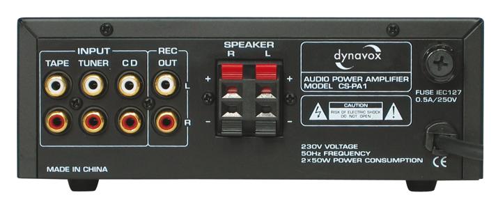 Mini-ampli hifi 3 x entrées sortie 2 hp 2 x 15w