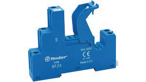 Support rail din pour relais finder serie 4652