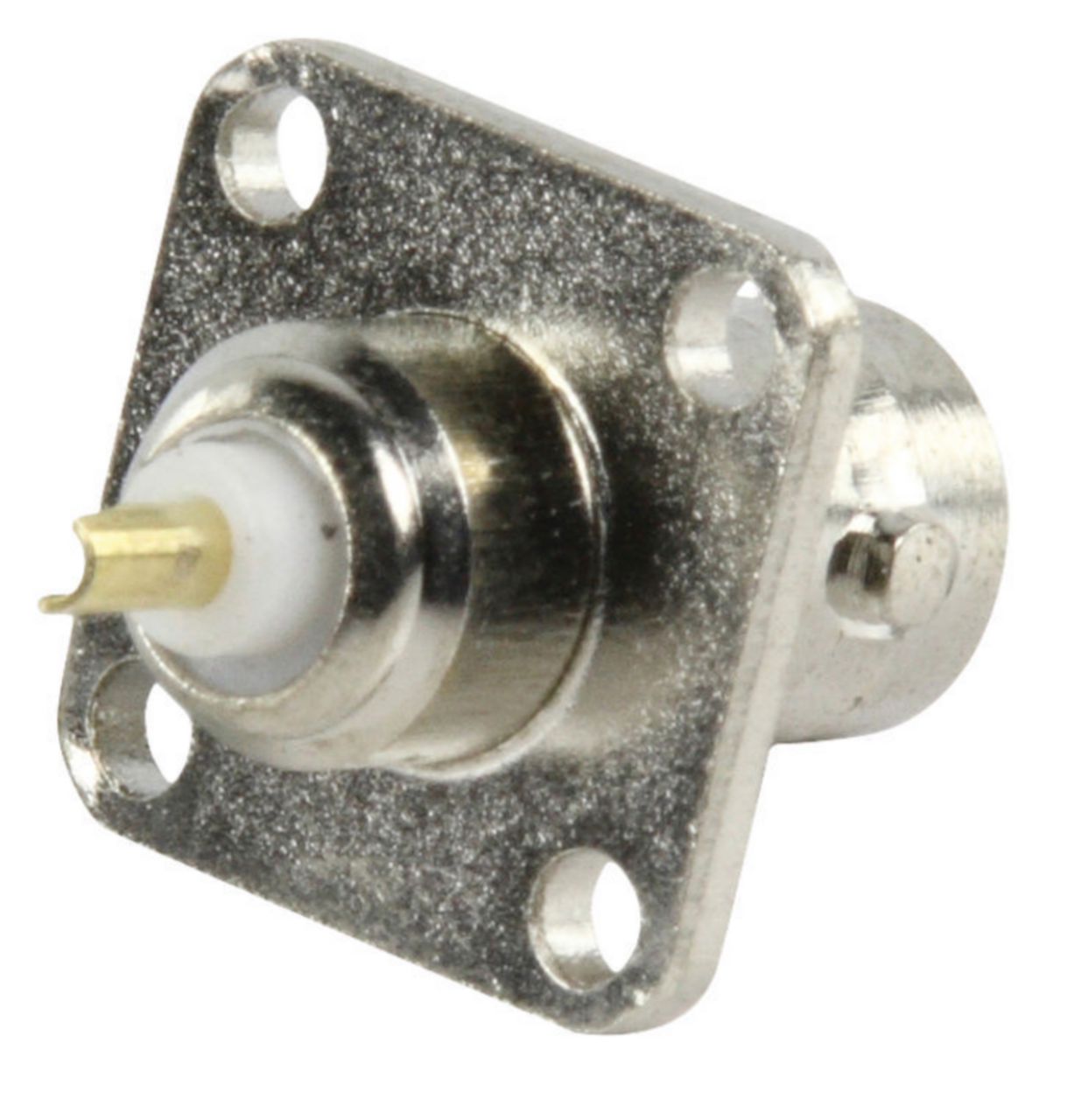 Blister de 2 x fiche bnc femelle chassis carre