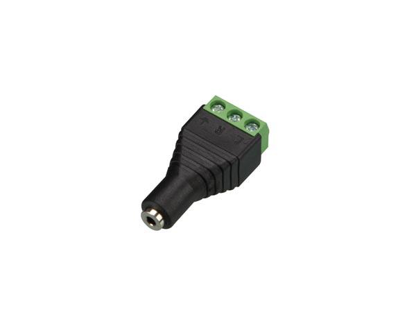 Fiche jack 2.5mm femelle stereo a vis