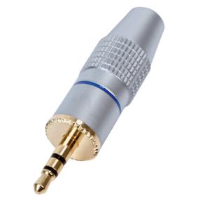 Lot de 2 x fiche jack 3.5mm male stereo metal haute qualite