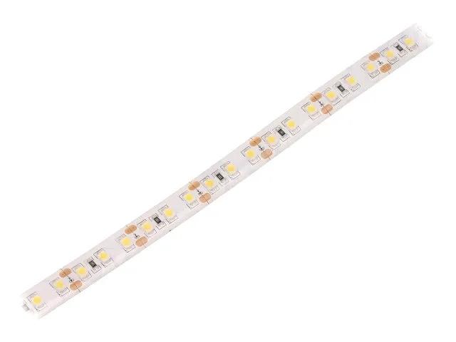 Ruban led haute qualité / ip65 / blanc chaud (3000k) / 3528 / 12v / 120 led/m / 10mm / 9.6w/m (vendu au mètre)