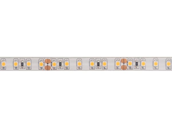 Flexible led - blanc chaud - 600 led - 5m x 8mm - 24v 48w 2900-3500k 610lm/m