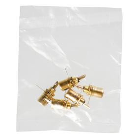 Embase femelle rca doree - noire