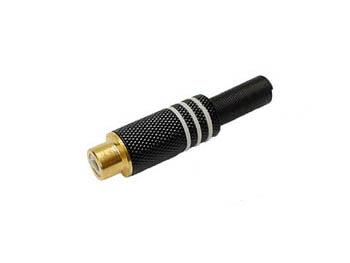 Fiche rca femelle doree haute qualite - nickel - noir