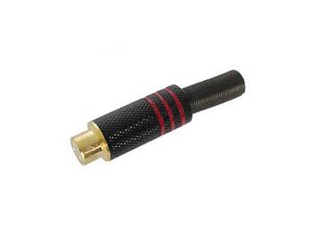 Fiche rca femelle doree haute qualite - nickel - rouge