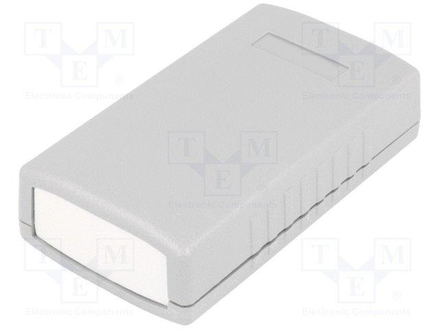 Coffret en plastique moulé - gris foncé 90 x 50 x 24mm