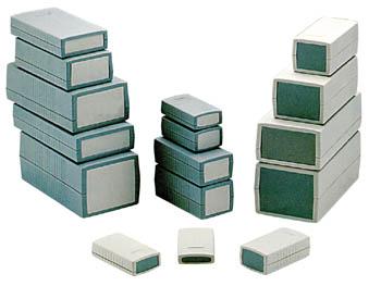 Coffret en plastique moulé - gris foncé 90 x 50 x 32mm