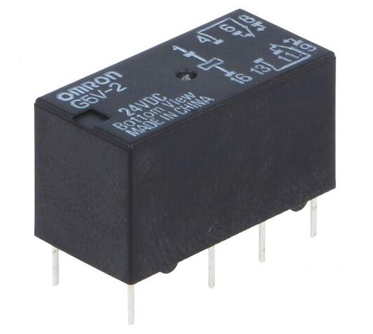 Relais 2rt 2a 24v 1152ohms omron