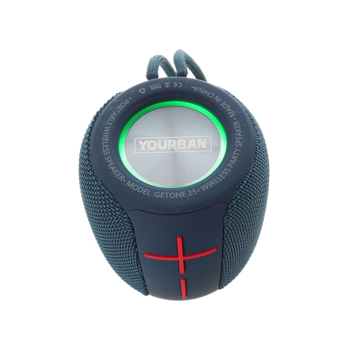Enceinte nomade bluetooth compacte - couleur bleu