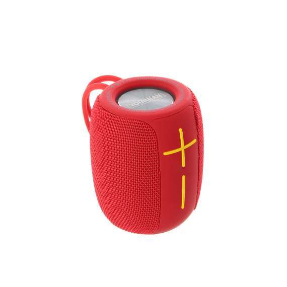 Enceinte nomade bluetooth compacte - couleur rouge