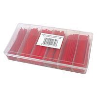 Assortiment de 100 gaines thermorétractables rouges