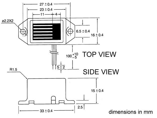 Buzzer 12v a fil