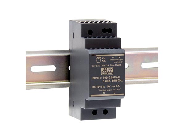 Alimentation à découpage - 30w - 15vcc - 2a- rail din  90 x 54.5 x 35mm